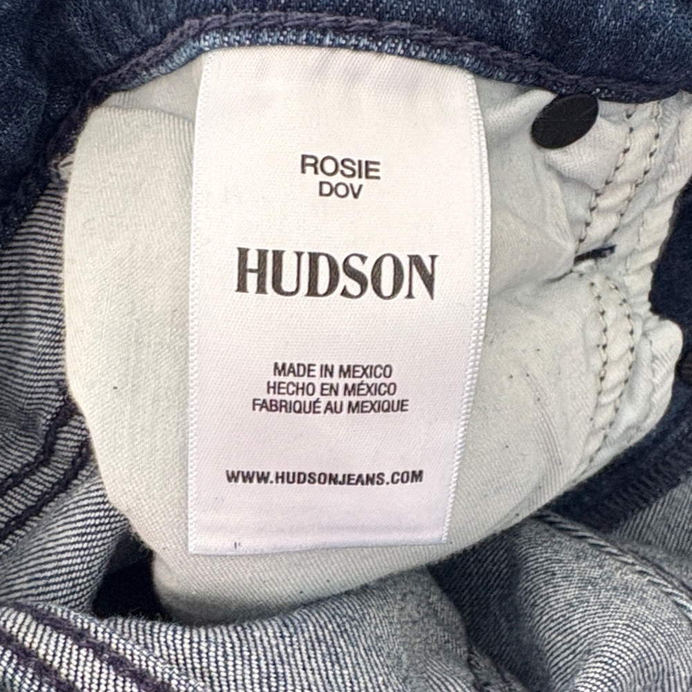 Hudson Rosie High-Rise Wide Leg Jean in Dover - Picture 10 of 11
